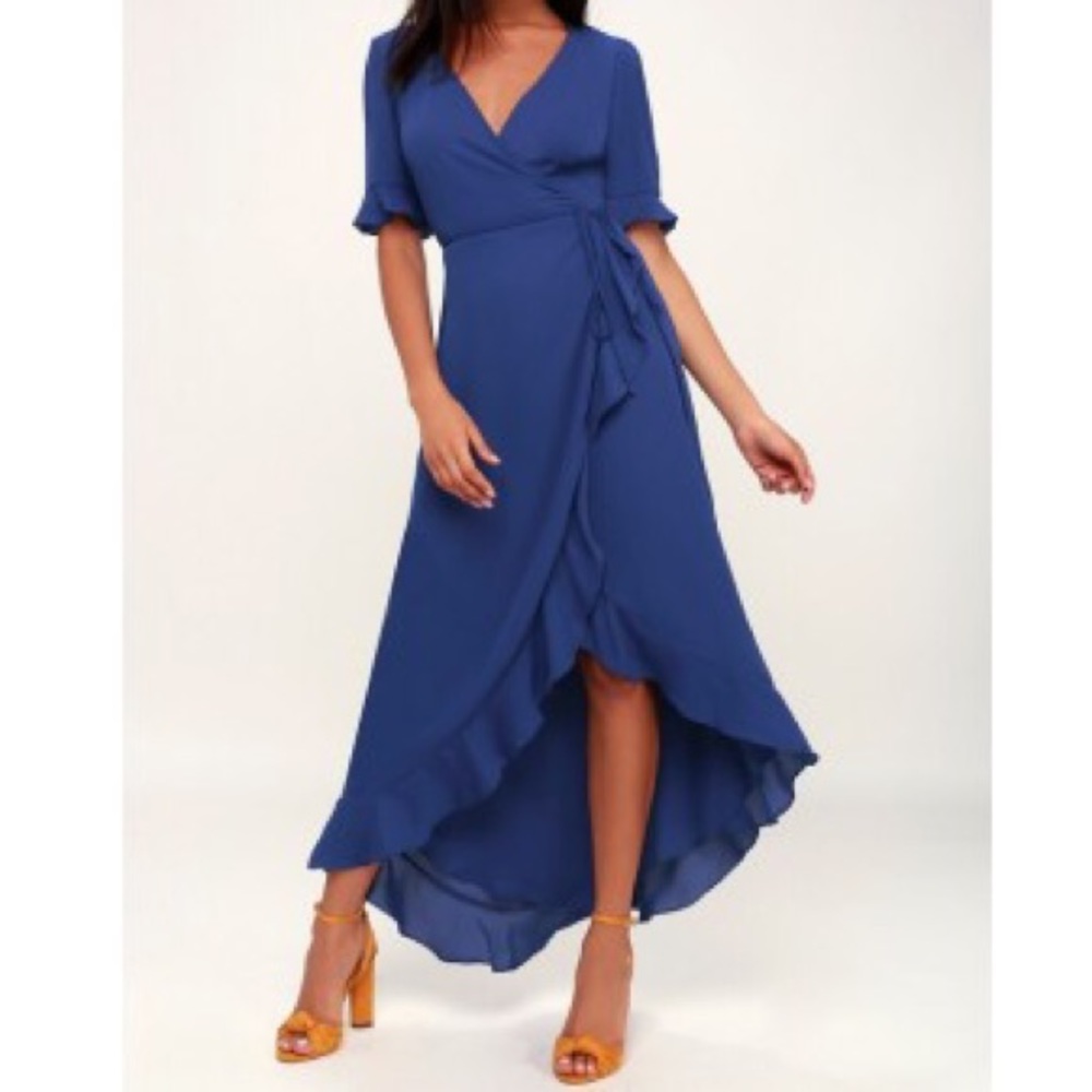 Royal blue dress